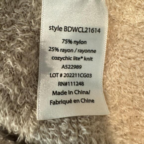 Barefoot Dreams CozyChic Hooded Pullover Sweater Women's Large - Picture 7 of 8